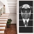 thumbnail image 1 of Pug Portrait de Chien en Costume - Impression sur Toile d'Animal, 1 of 3
