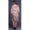 thumbnail image 4 of Bimba Kaftan de Plage Aquarelle, Paréo de Bikini, Robe Midi pour Femmes, Caftan Court - TG-3X, 4 of 5