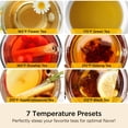 thumbnail image 4 of Cuckoo Electric Tea Kettle With Infuser Glass Electric Kettle With Multi-Temperature Control Easy To Read Led Lights 1.7 Liter Capacity Tea Maker Pot (Ck-G170Bs), 4 of 7