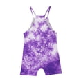 thumbnail image 3 of LSLJS Girls Summer Sleeveless Casual Romper Spaghetti Strap Shorts Jumpsuit With Pockets, Girls' Jumpsuits & Rompers Summer Clothes, 3 of 5