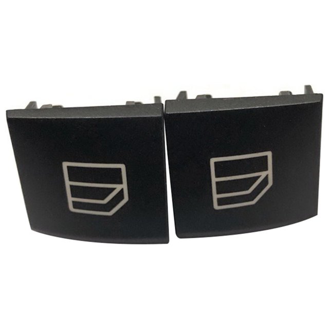 FlyFlise 2 Pcs Capuchon de Bouton de Réparation d'Interrupteur de Fenêtre de Conducteur pour Mercedes Classe B W245 ML Classe GL R