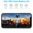 thumbnail image 1 of Battery Case for  11/11 Pro/11 Pro Max  （Newest 6200mAh） Battery Charging Case Protective Battery Backup Pack Portable Charging Case Smart Case - Black, 1 of 8