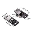 thumbnail image 2 of Boucles de Porte en Acier Inoxydable 1/10x 90 Degrés P4 A7G6 R4N9 F6W2 M5U3 T1O, 2 of 8