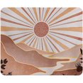 thumbnail image 1 of Boho Neutral Sun Mountain Mouse Pad 9.5x7.9 Inch Mid Century Modern Decor Mouse Pad with Boho Desk Accessories, Perfect for Small Gaming and Office Use, Add Rustic Charm to Your Workspace, 1 of 4