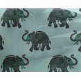 thumbnail image 4 of oneOone Georgette Viscose Fabric Elephant Block Print Sewing Fabric BTY 42 Inch Wide, 4 of 4