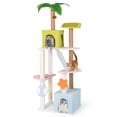 thumbnail image 1 of Gymax 71'' Large Cat Tree Multi-level Cat Tower Furniture w/ Scratching Ramp, 1 of 10