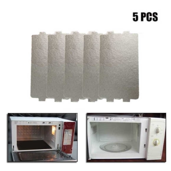Ruibeauty Microwave Oven Mica Sheet, 5Pcs Universal Microwave Oven Mica Sheet Wave Guide Waveguide Cover Sheet Plates