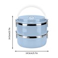 thumbnail image 3 of Dvkptbk Lunch Box Stainless Steel Lunch Box Fresh-Keeping Box Multi-Layer Plastic Student Insulation Lunch Box Camping Essentials, 3 of 4