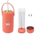 thumbnail image 2 of Orange Portable Electric Clothes Dryer 4 Wind Speed Mini Machine For Travel With Shoe Attachment Suit Bag, 2 of 8