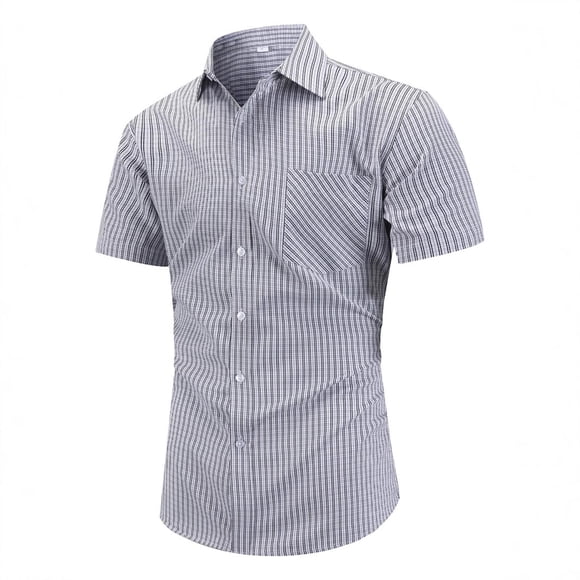 Tall Button Down Shirts for Men Men's Shirts Short Sleeve Mens Shirt Business Shirts for Men Dress Shirt Men