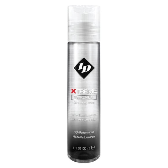 ID Xtreme Lubrifiant Personnel à Base d'Eau Glissant et Riche, 1 fl oz