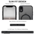 thumbnail image 4 of iPhone XR Phone Case, BENTOBEN Phone Case iPhone XR Magnetic Case Compatible with Mag-safe Translucent Matte Slim Shockproof Anti-Fingerprint Anti-Scratch Cover for iPhone XR 6.1", 4 of 10