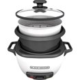 thumbnail image 1 of Applica RC516 Black-Decker 16-Cup Rice Cooker, White Out, 1 of 9