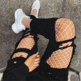 thumbnail image 3 of Bas Résille Taille Haute Confortables Extensibles pour Femmes pour la Vie Quotidienne, 3 of 11