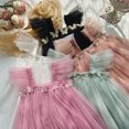 thumbnail image 4 of MHFRRA Robe de Printemps pour Filles Robe de Fête à Manches Volantes pour Tout-Petits Robe de Fête Dansante Vêtements 12-18 Mois, 4 of 4