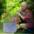 thumbnail image 2 of Bags with Handles Growth Bag, Breathable Non-Woven Fabric, Inflatable Planting Pot, Garden Planting Container with Handle, Used for Gardening, Seedling Cultivation, And Vegetable Cultivation, 2 of 7