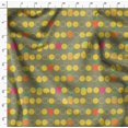 thumbnail image 4 of Soimoi Green Poly Georgette Fabric Pine & Lemon Slices Fruits Decor Fabric Printed Yard 52 Inch Wide, 4 of 5