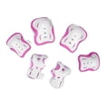 thumbnail image 1 of maskred Luminous Kid Skating Safety Protective Gear Pad Wrist Elbow Knee Pink 5Set, 1 of 6
