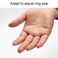 thumbnail image 3 of MesaSe Ring Size Adjuster for Loose Rings - 5 Pack - Spiral Silicone Tightener Set  Jewelry Sizer  Mandrel for Making Jewelry Guard  Spacer  Sizer  Fitter, 3 of 7