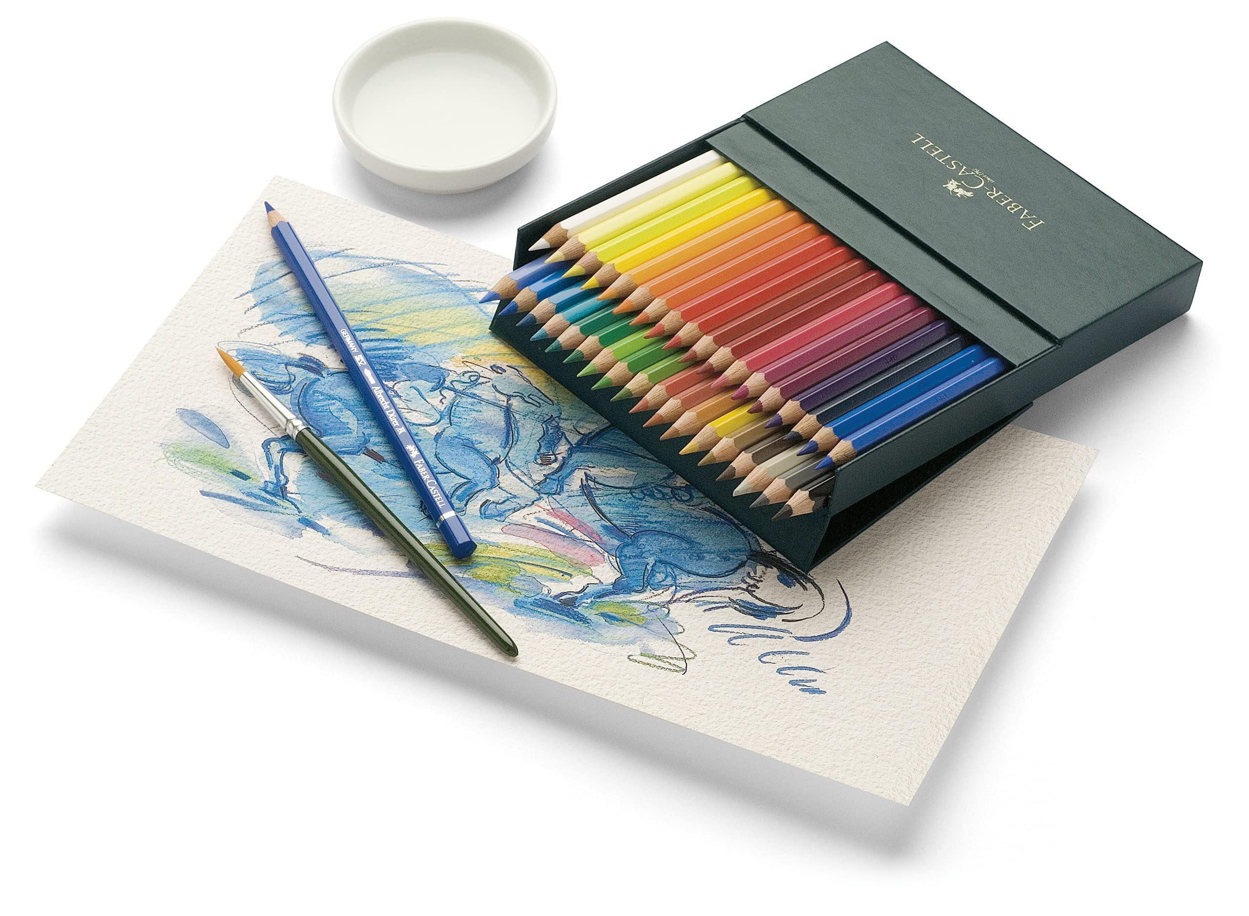 Faber-Castell 117538 Albrecht Drer studio Crayons d'Aquarelle Boîte de 36