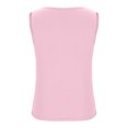 thumbnail image 4 of Timegard Camisoles pour Femmes Col en V Froncé devant Croisé Confortable Chic Décontracté Sans Manches Chemises Haut Blouse, 4 of 5