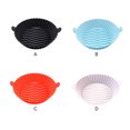 thumbnail image 2 of Casserole de Friteuse à Air Chaud en Silicone pour Cuisine Réutilisable avec Poignée Accessoire Antiadhésif Résistant à la Chaleur Panier de Cuisson pour Légumes Gril Doublure de Friture pour la Maison Remplacement Noir, 2 of 6