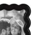 thumbnail image 4 of DesignOvation Rosita 4" x 6" Black Wavy Decorative Tabletop Picture Frame, 4 of 9