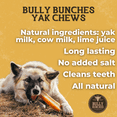 thumbnail image 4 of Bully Bunches Medium Yak Cheese Himalayan Chews All Natural Dog Treats 6 Pack, 4 of 9