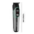 thumbnail image 3 of 5-in-1 Electric Hair Clippers Set, Adjustable Digital Display Shaver, Stainless Steel Precision Cutting, Rechargeable 2 Hour Battery, Includes 11 Tools for Hair and Beard Styling, 3 of 9