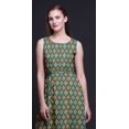 thumbnail image 2 of Bimba Ikat Robe Longue Décontractée Sans Manches à Col Rond pour Femmes, Imprimée - X-Grand, 2 of 6