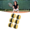 thumbnail image 4 of Badminton Racket Overgrip, 6Pcs Frosted Breathable Wear Resistant Tennis Racket Grip Tape  For Sports Black,White,Red,Yellow,Purple,Blue, 4 of 8