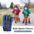 thumbnail image 2 of Youkk Polyester Stay Warm And Dry With These Full Finger Motorcycle Gloves For Winter Rides Winter Gloves blue 1Set, 2 of 6