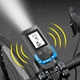 thumbnail image 3 of Biker Speedometer Multifunctional Bike Cycling Speedmeter Wireless Speed Meter with and Horn USB Rechargeable Waterproof Bike Speedometer Full Screen Backlight Cycling Accessory, 3 of 6