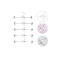thumbnail image 1 of 5Pcs en Plastique Réglable Pantalon Clip Créatif Pantalon Séchage Rack Cintre à la Maison, 1 of 6