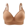 thumbnail image 2 of TopLLC Bras for Women Everyday Bras Woman's Solid Color Comfortable Hollow Out Perspective Bra Underwear No Rims, 2 of 3