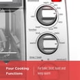 thumbnail image 3 of BLACK+DECKER™ Natural Convection 4-Slice Toaster Oven, Stainless Steel, Bake, Broil, Toast, Keep Warm Cooking Functions, 3 of 10