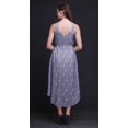 thumbnail image 3 of Bimba Robe Imprimée Florale pour Femmes Bretelles Spaghetti Col en V Midi Plage-Large, 3 of 5