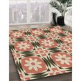 thumbnail image 3 of Ahgly Tapis Rectangulaire Lavable en Machine Intérieur Transitionnel Acajou Brun, 3 Pieds x 5 Pieds, 3 of 7