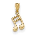 thumbnail image 1 of 14K Yellow Gold Gold Polished Music Note Pendant, 1 of 2