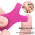 thumbnail image 2 of fastboy 10pcs/bag Eyelash Brushes Plastic Eyelash Lifting Perm Comb Y Shape Portable Makeup Tools, Rose Red, 2 of 7