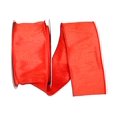 thumbnail image 2 of Reliant Ribbon 92975W-058-40H 20.5 in. 20 Yards Dupioni Supreme Wired Edge Ribbon, Orange, 2 of 3