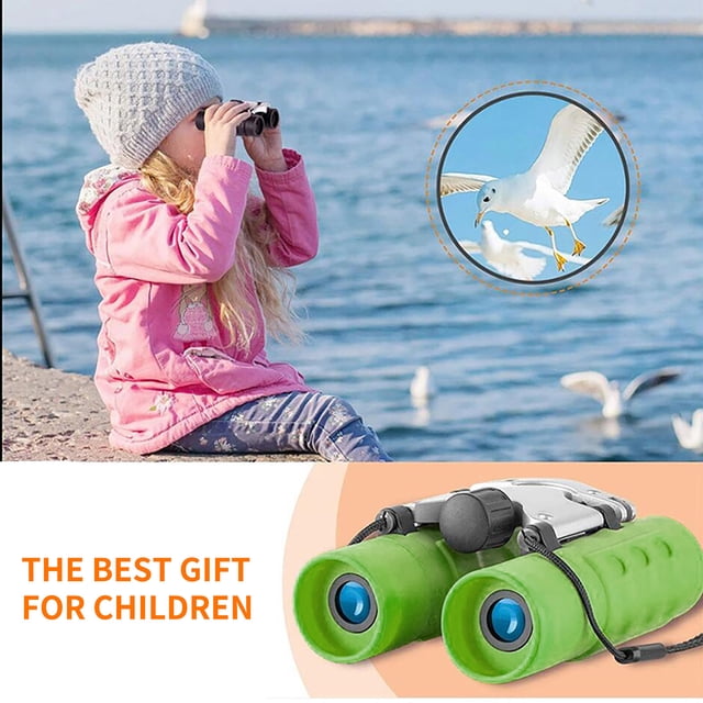 EGNMCR Telescope Portable 8X21 High-definition Children's Telescope Mini Outdoor Colorful Binoculars Concert Portable telescope