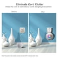 thumbnail image 1 of Mini Support Mural pour Haut-Parleur Intelligent Adapté pour HomePod Mini Support Audio avec Gestion du Cordon d'Alimentation Accessoires Audio Maison Intelligente, 1 of 7