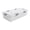 Blue Clear, variant on veasfak Under Bed Storage Box Basket Organizer Case for Dorm Room Wardrobe Apartment Height 30cm