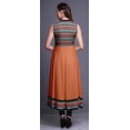 thumbnail image 4 of Bimba Noir5 Kurti Indien Géométrique Long pour Femmes Tenue de Fête Imprimée Sans Manches Robe Anarkali Kurti Très Grand, 4 of 6