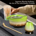 thumbnail image 4 of Classic Kitchen Accessories, Premium Matcha Tea Set with Whisk Ceramic Bowl Holder Matcha Making Kit for Traditional Japanese Tea Ideal Matcha Set for Beginners And, 4 of 5
