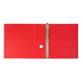 thumbnail image 4 of Pen + Gear 1.5" Deluxe View Vinyl Binder, O-Ring, RED, 4 of 4