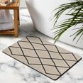 thumbnail image 2 of Elevate Your Bathroom Decor with our Non-Slip 20x32in Tribal Style Bath Rug Runner - Soft, Luxury Microfiber Bathroom Rugs, Machine-Washable. Perfect for Tub and Shower!, 2 of 5