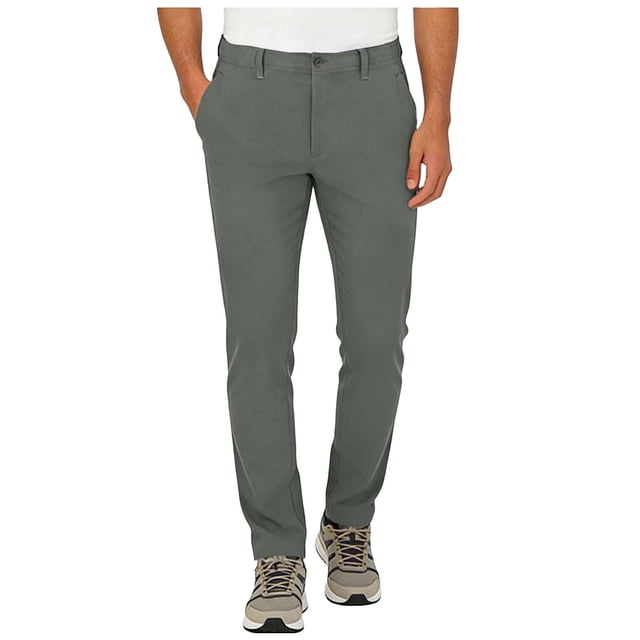 FRSASU Pantalon de Golf pour Hommes Extensible Pantalon Habillé Décontracté pour l'Été Exercice de Golf Léger Travail Voyage Pantalon Habillé pour Hommes Vert