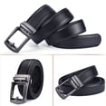 thumbnail image 2 of XZNGL PerfectFit Ratchet Leather Belt Men’s Belt Leather, 2 of 9